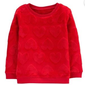 Carter’s Heart Fuzzy Sweatshirt (9M)